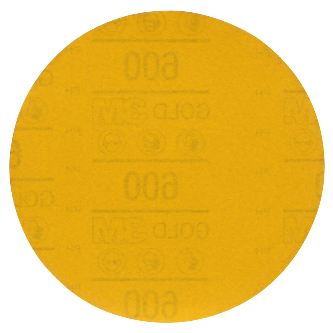 3M™ Hookit™ 288U Sarı Delikli Zımpara, 150 mm, Deliksiz, 600, 9260