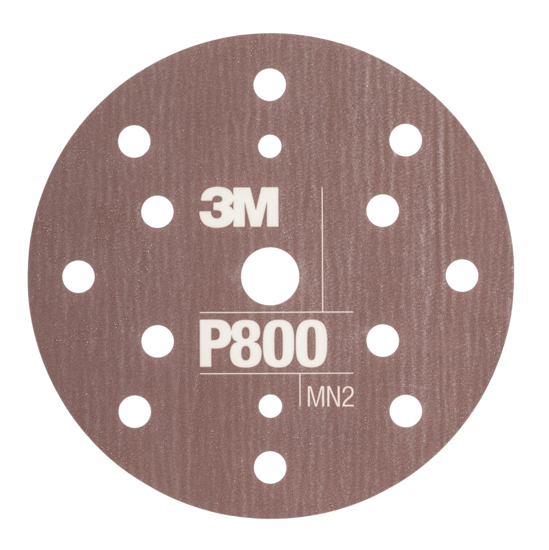 3M™ Hookit™ Esnek Disk Zımpara 270J, 150 mm, 15 Delikli, P800, 34420