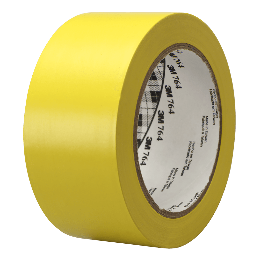 3M™ Genel Amaçlı Vinil Bant 764, Sarı, 1245 mm x 33 m, 0.13 mm