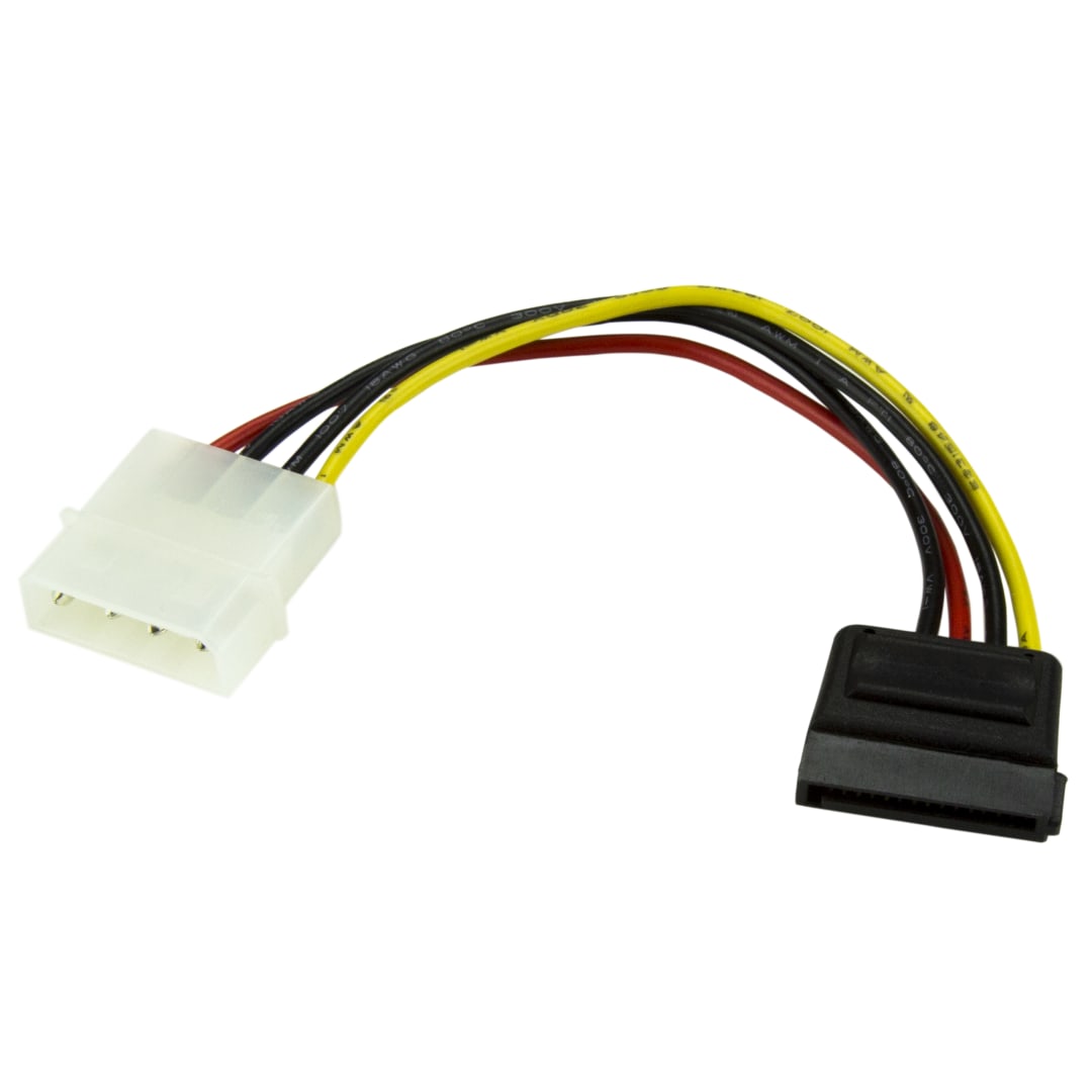 6 inch LP4 Male to SATA Power Adapter