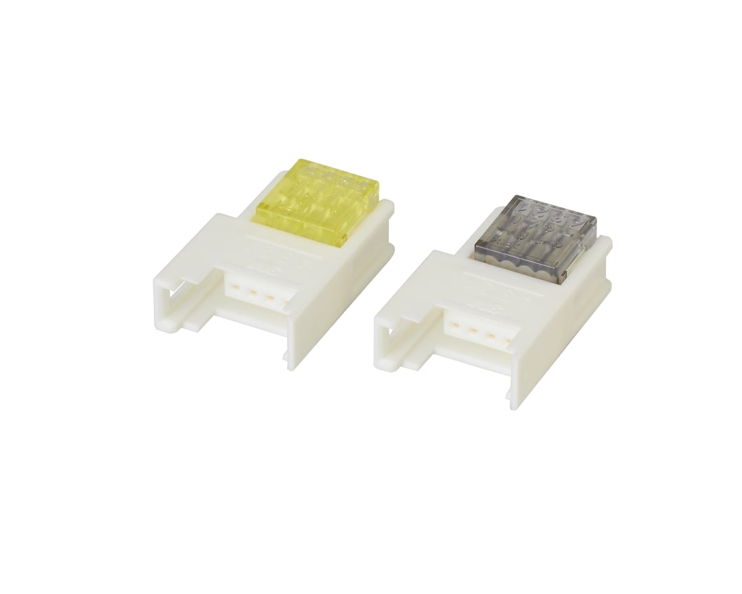 3M™ Mini-Clamp Socket 37B03-D162-WP0 MB, Weiss/Gelb, 100 Stück/Karton