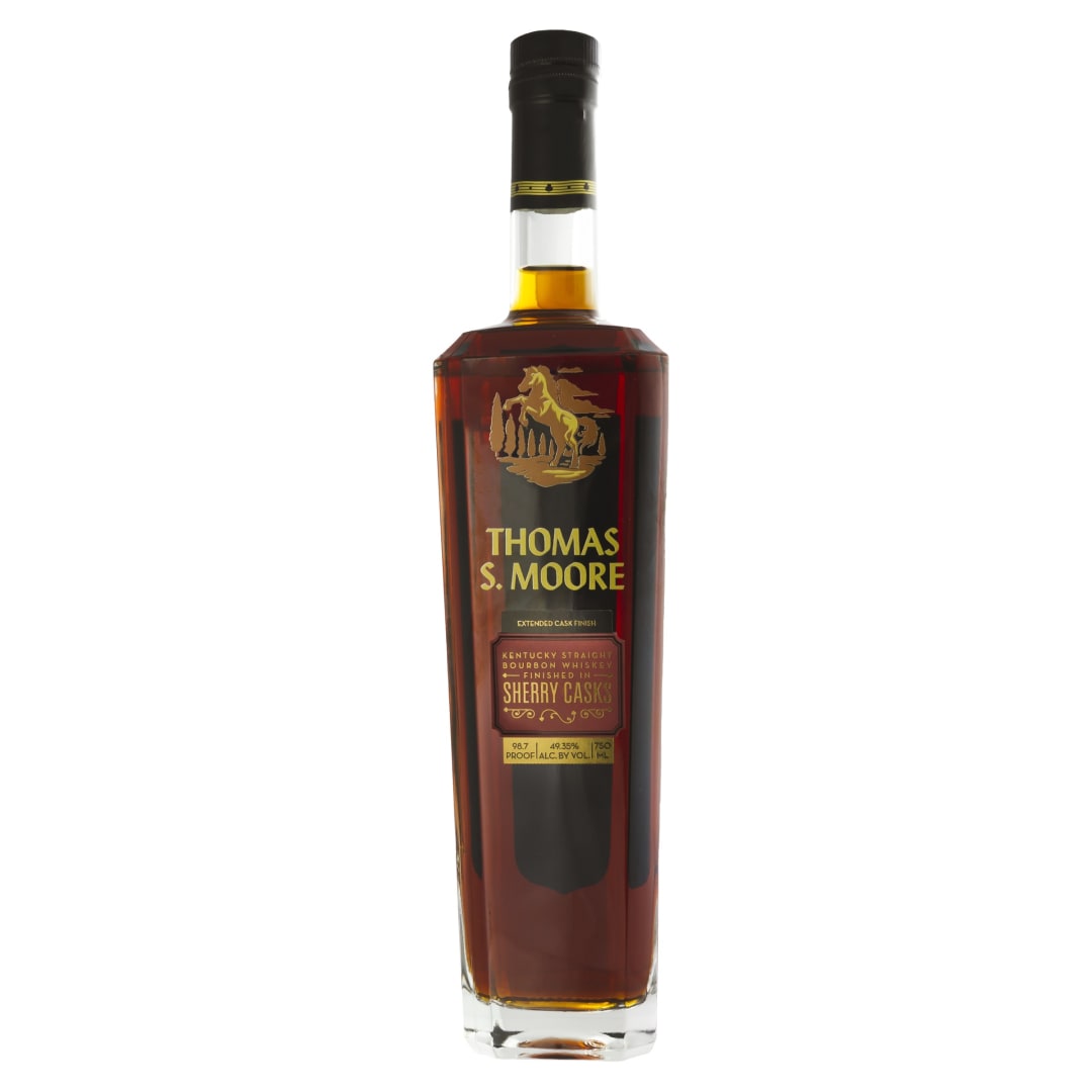 Thomas S. Moore Sherry Casks Finished Kentucky Straight Bourbon Whiskey 750ml 98.7 Proof