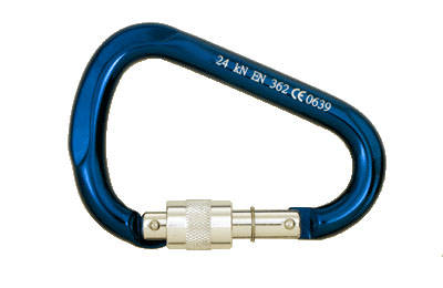 Mosquetão em Forma de Pera em Alumínio com Trava em Rosca 3M™ Altiseg® 9590661 – 20 kN