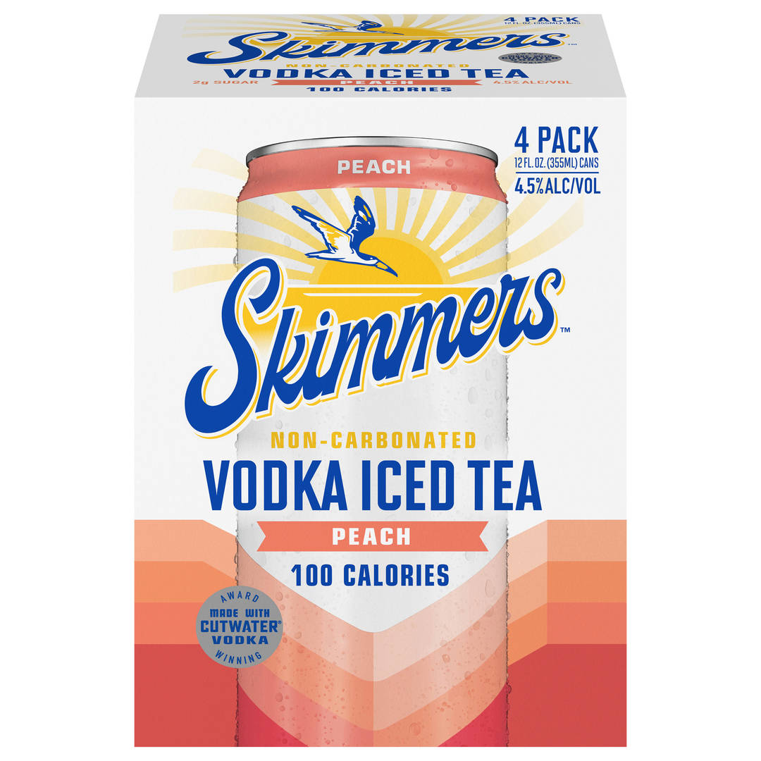 Skimmers Non-Carbonated Vodka Pink Lemonade 4 Pack 12 fl oz Cans