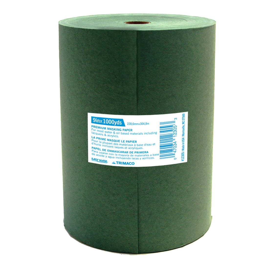 Easy Mask® Premium Masking Paper, Green, 9"x1000'