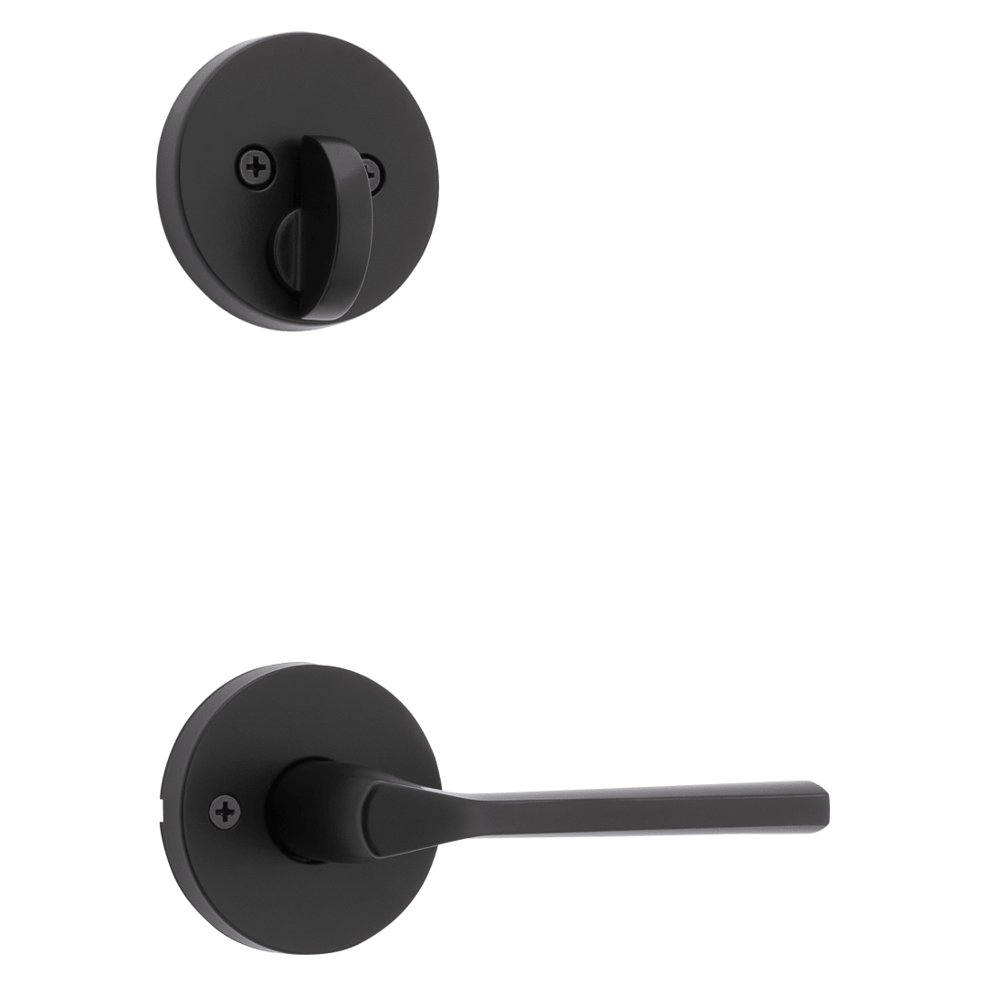 Lisbon Interior Pack with Interior Lever in Matte Black