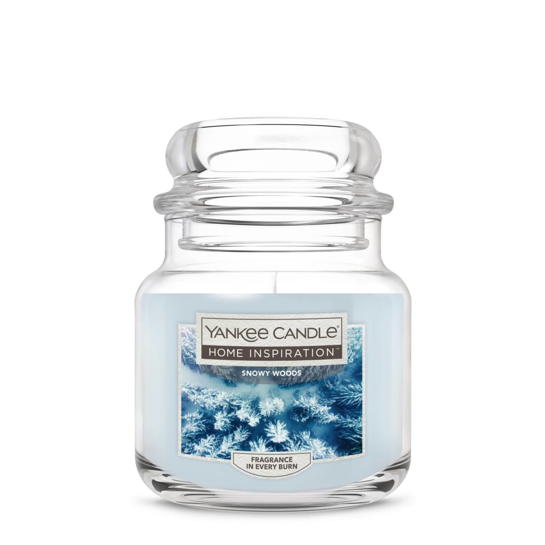 Yankee Candle Home Inspiration Snowy Woods Medium Jar Candle