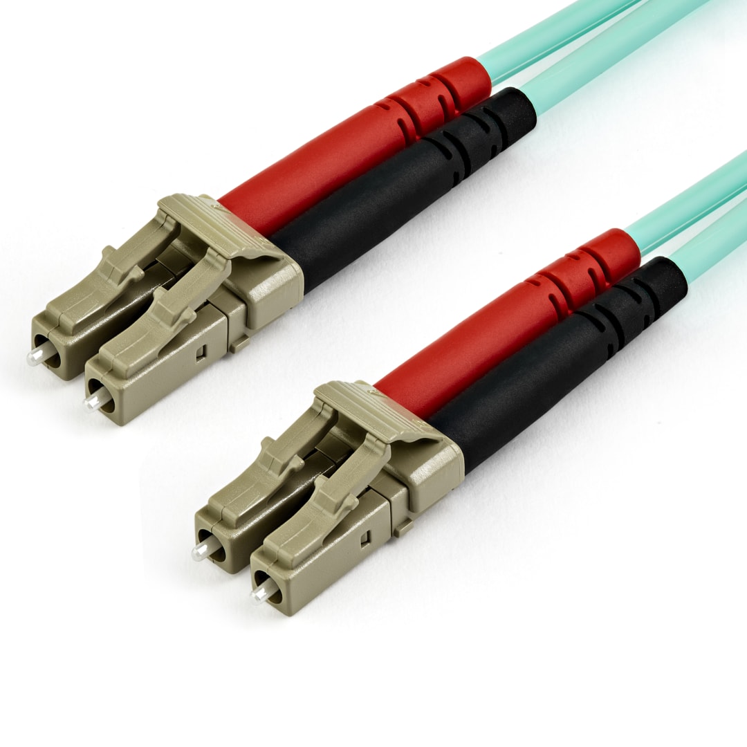 7m 10 Gb LC to LC MM LSZH Aqua Fiber Patch Cable