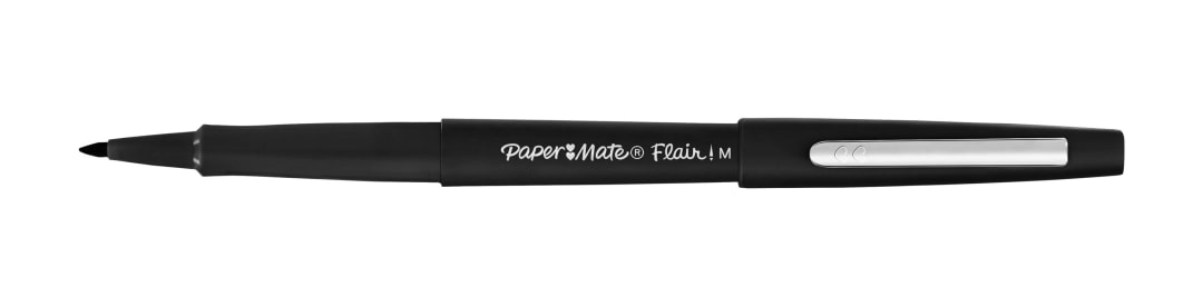 Paper Mate® Flair Felt Tip Pen, Medium Point (0.7mm), Black
