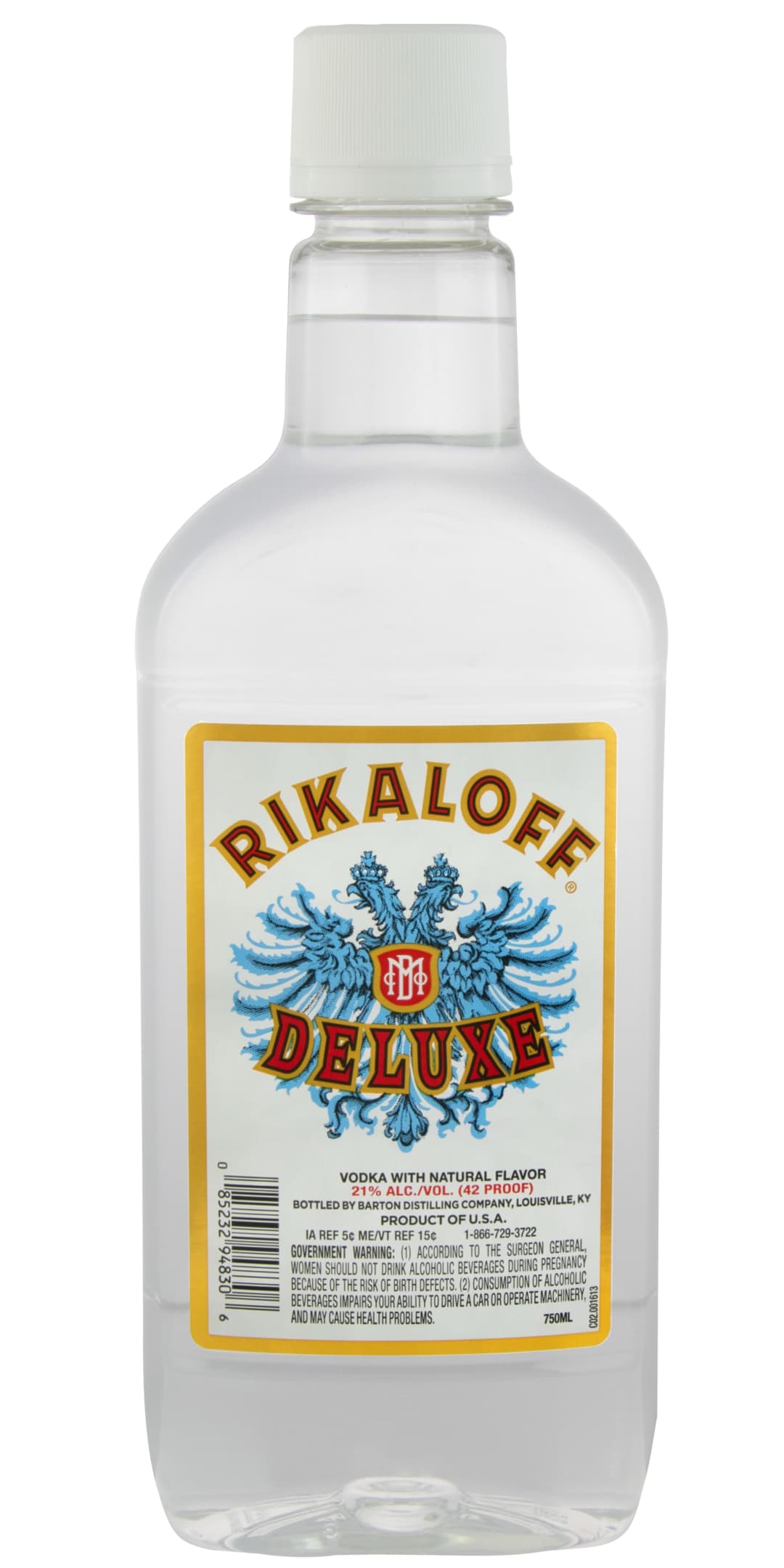 Rikaloff Deluxe Vodka 750ml 42 Proof