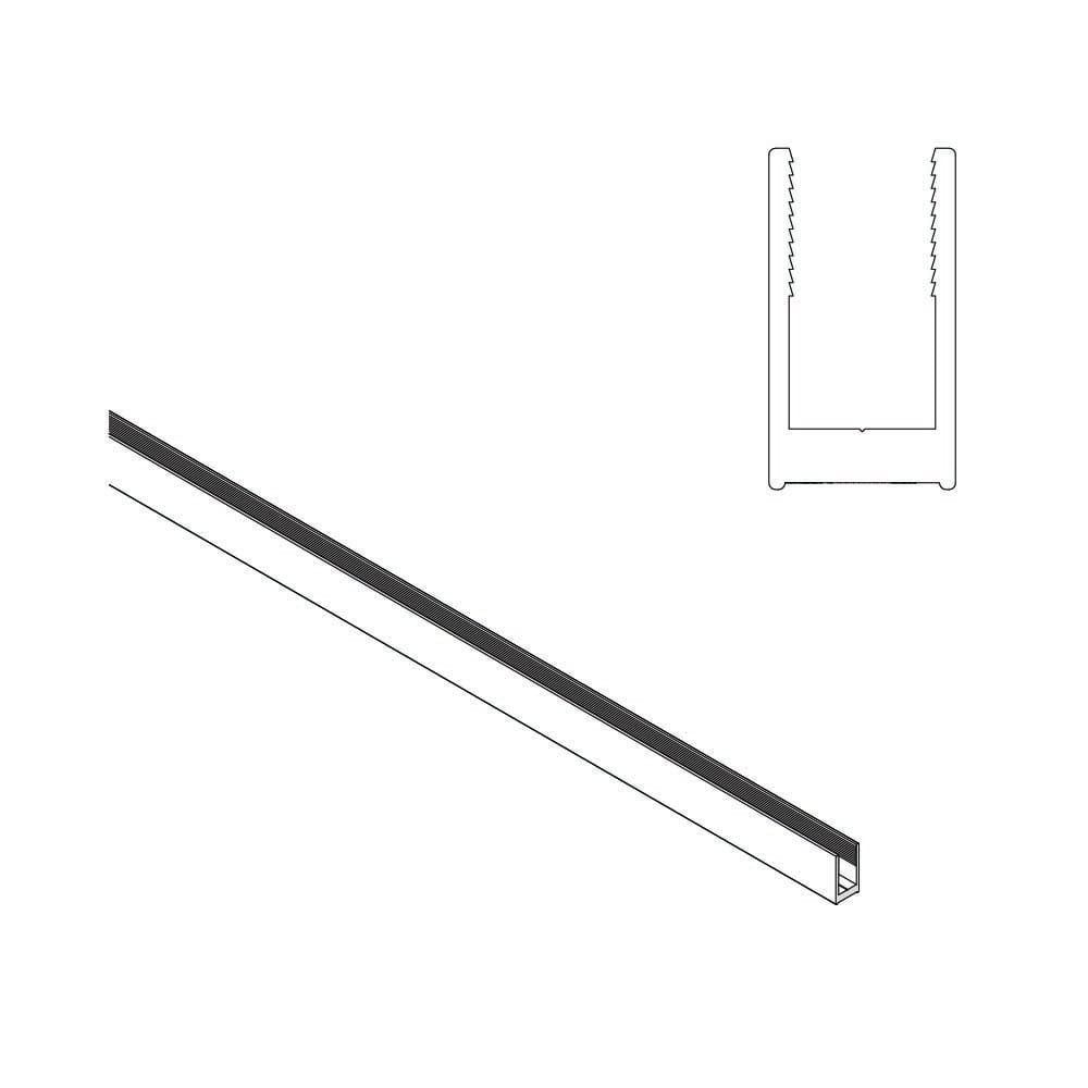 U-channel/After painting/Satin Black