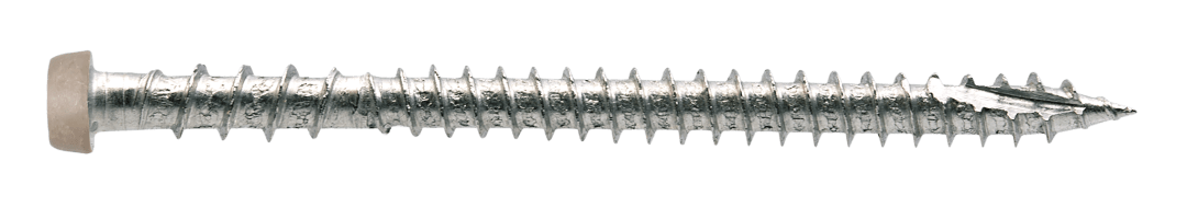 Simpson Strong-Tie DCU234P316GR01 Deck-Drive™ DCU COMPOSITE Screw — #10 x 2-3/4 in. T20, Type 316, Gray 01 (350-Qty) (Pack of 300)