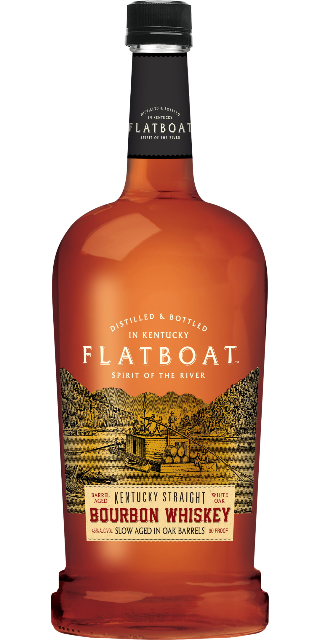 Flatboat Kentucky Straight Bourbon Whiskey 1.75l 90 Proof
