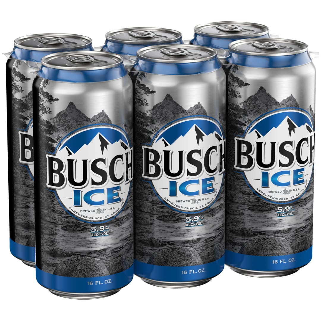 Busch Ice® Beer, 6 Pack 16 fl. oz. Cans
