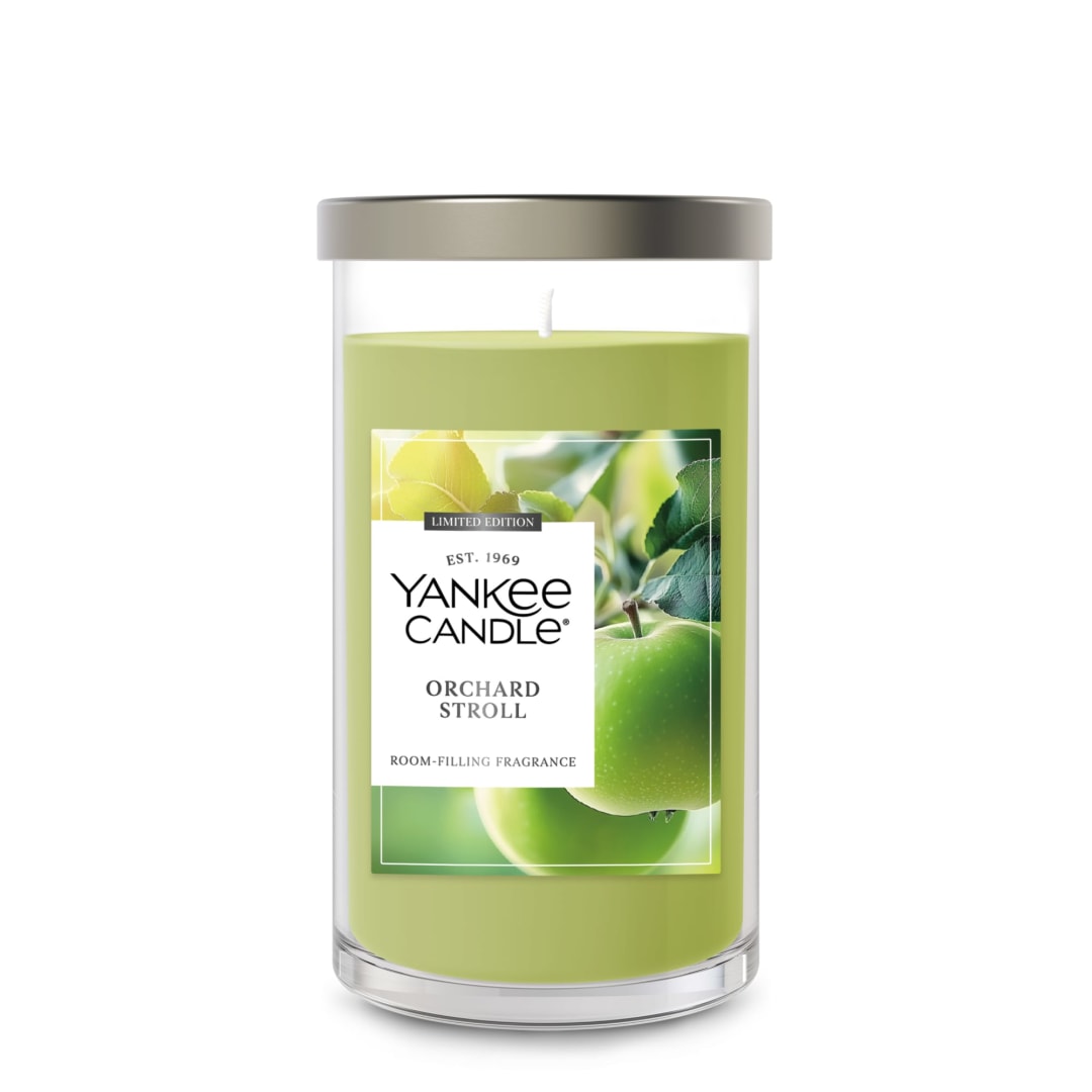 Yankee Candle Orchard Stroll Medium Pillar Scented Candle