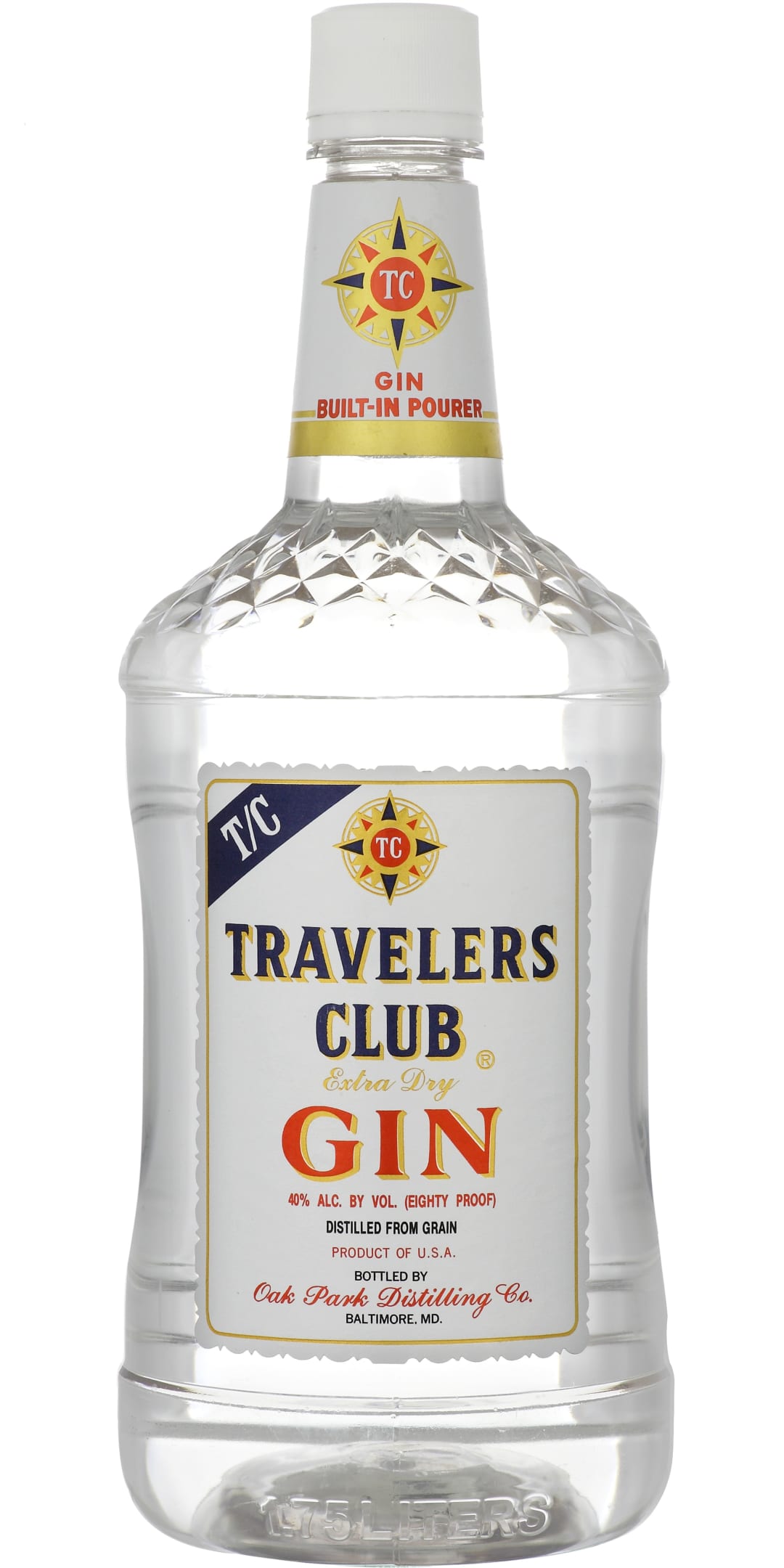 Travelers Club Dry Gin 1.75l 80 Proof