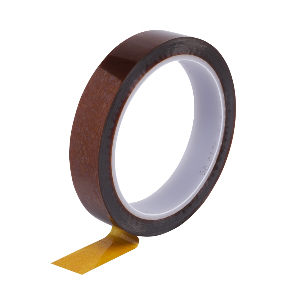 3M™ Polyimide Film Bant 1205, MC12, Akrilik Yapışkanlı, 19 mm x 33 m