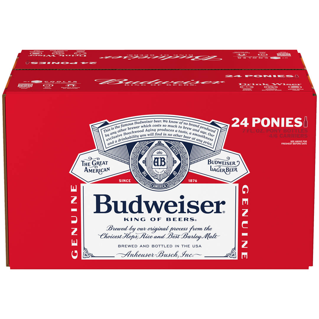 Budweiser® Beer, 24 Pack 7 fl. oz. Bottles