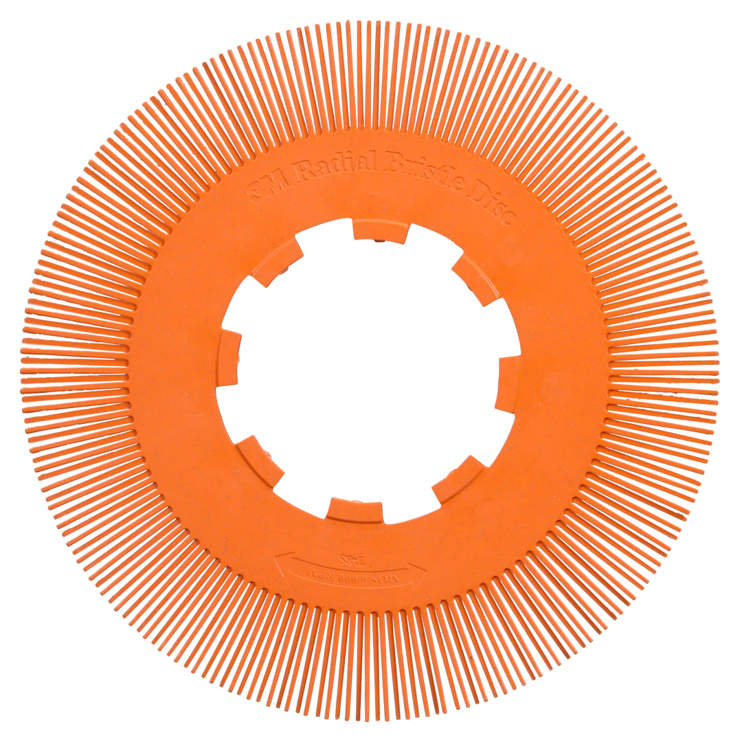 Scotch-Brite™ Hassas Radyal Bristle Fırça, PN-RB, 80+, 203,2 mm (8 inç), Tip S, Adaptörsüz