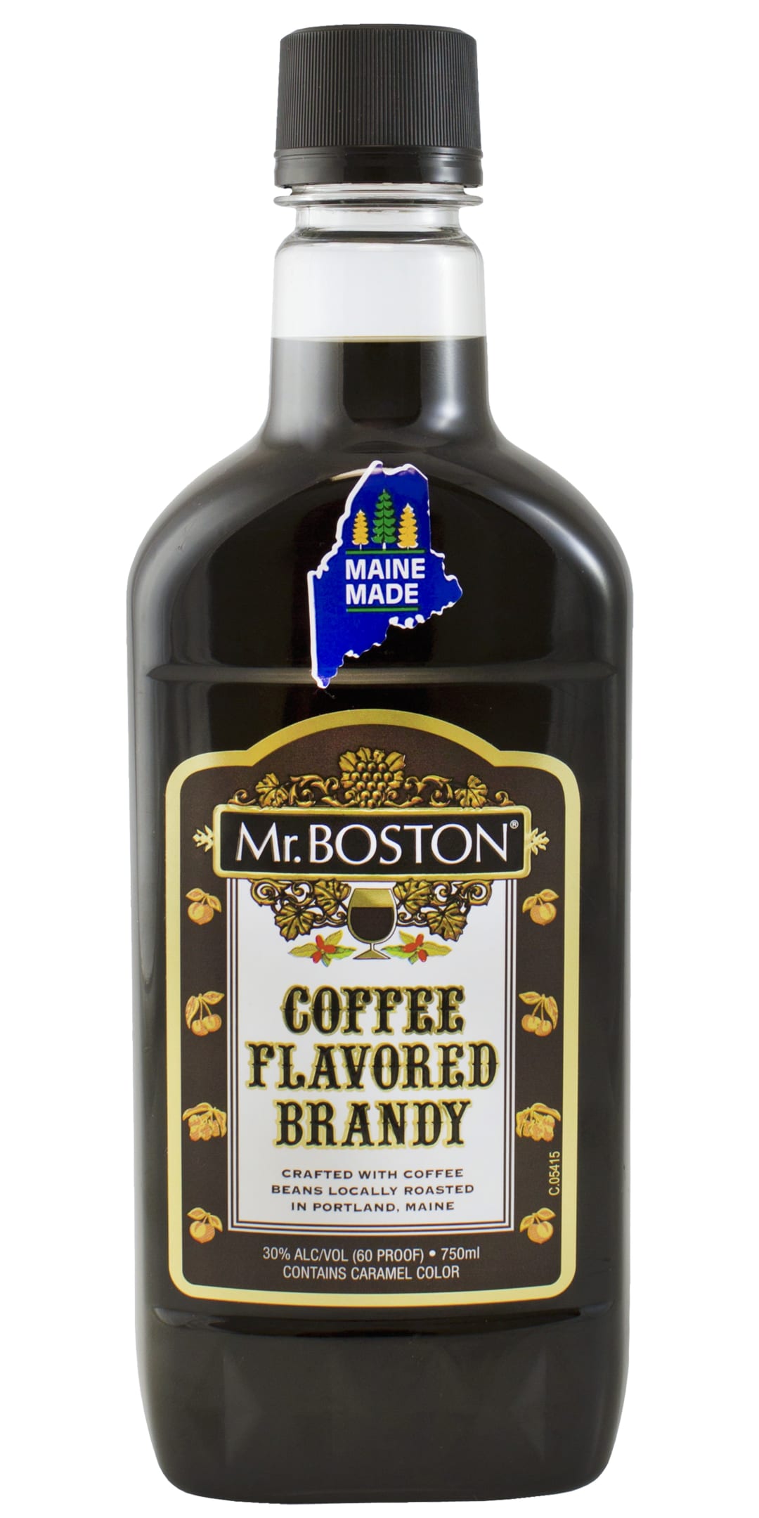 Mr. Boston Coffee Brandy, 750ml Traveler Bottle 60 Proof