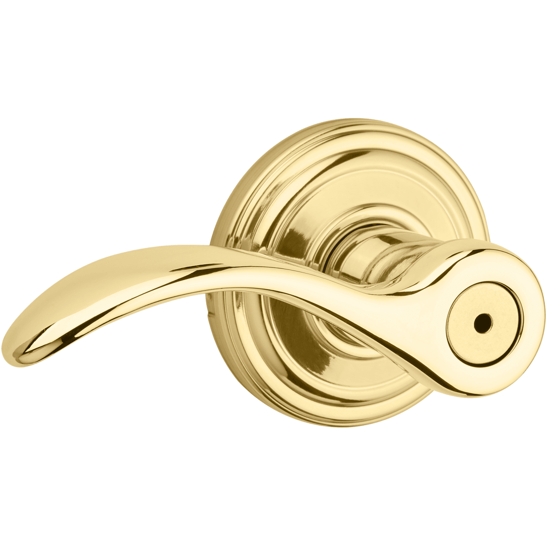 Pembroke Bed/Bath Lever in Polished Brass