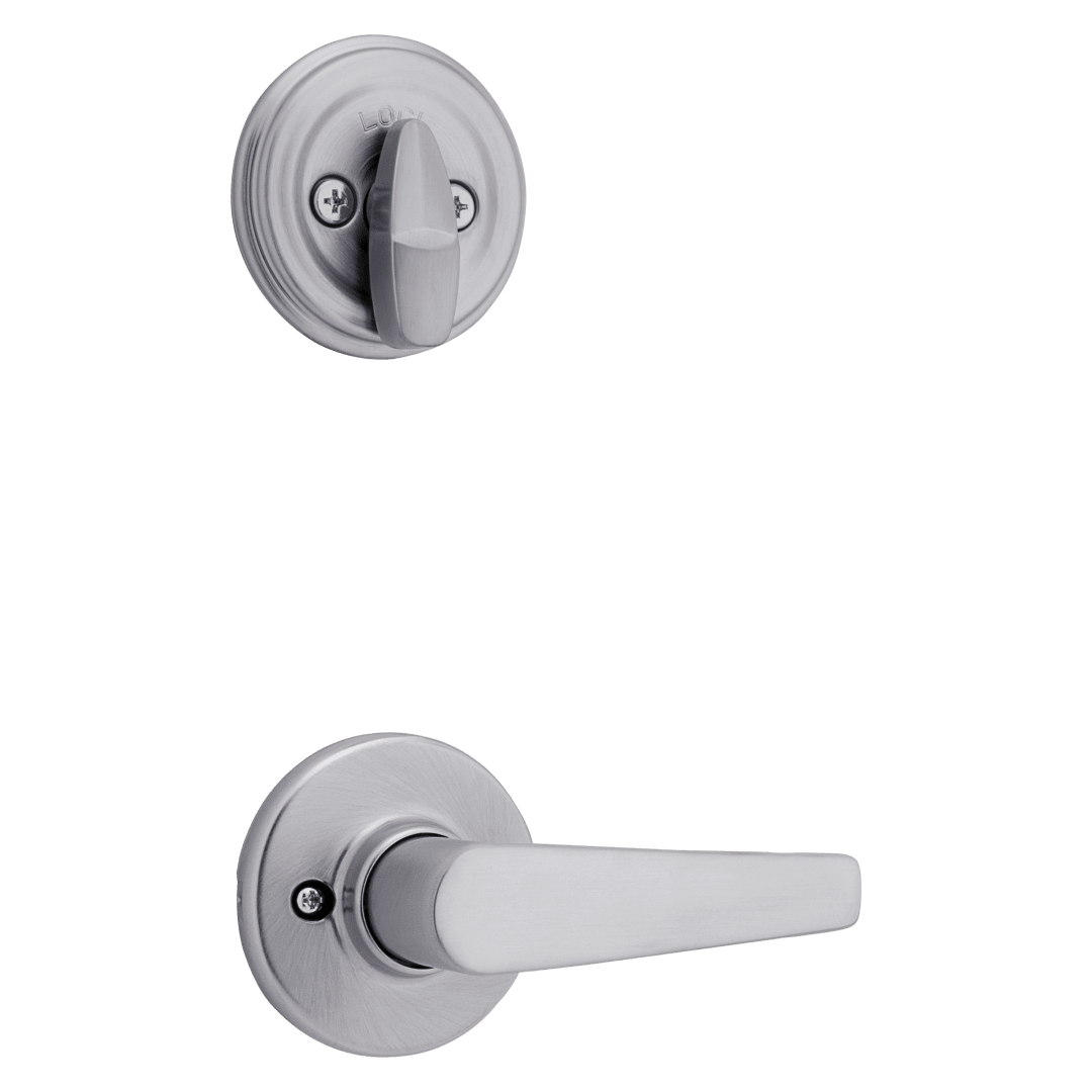966 Single Cylinder Interior Pack w/ Delta Lever for Signature Series Handlesets in Satin Chrome