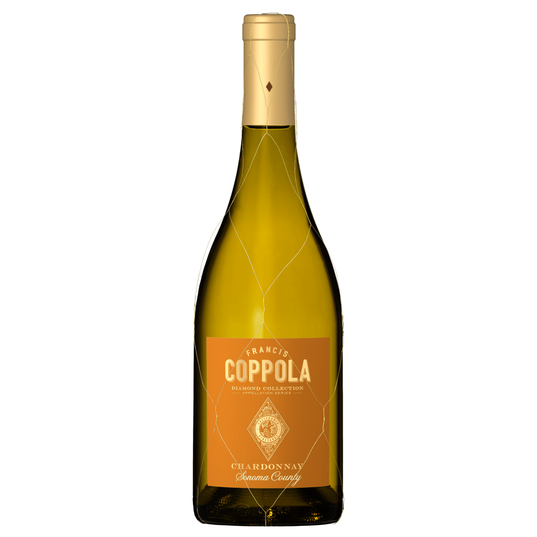 Francis Coppola Diamond Appellation Series Santa Lucia Highlands Chardonnay White Wine, California, 750 mL Glass Bottle