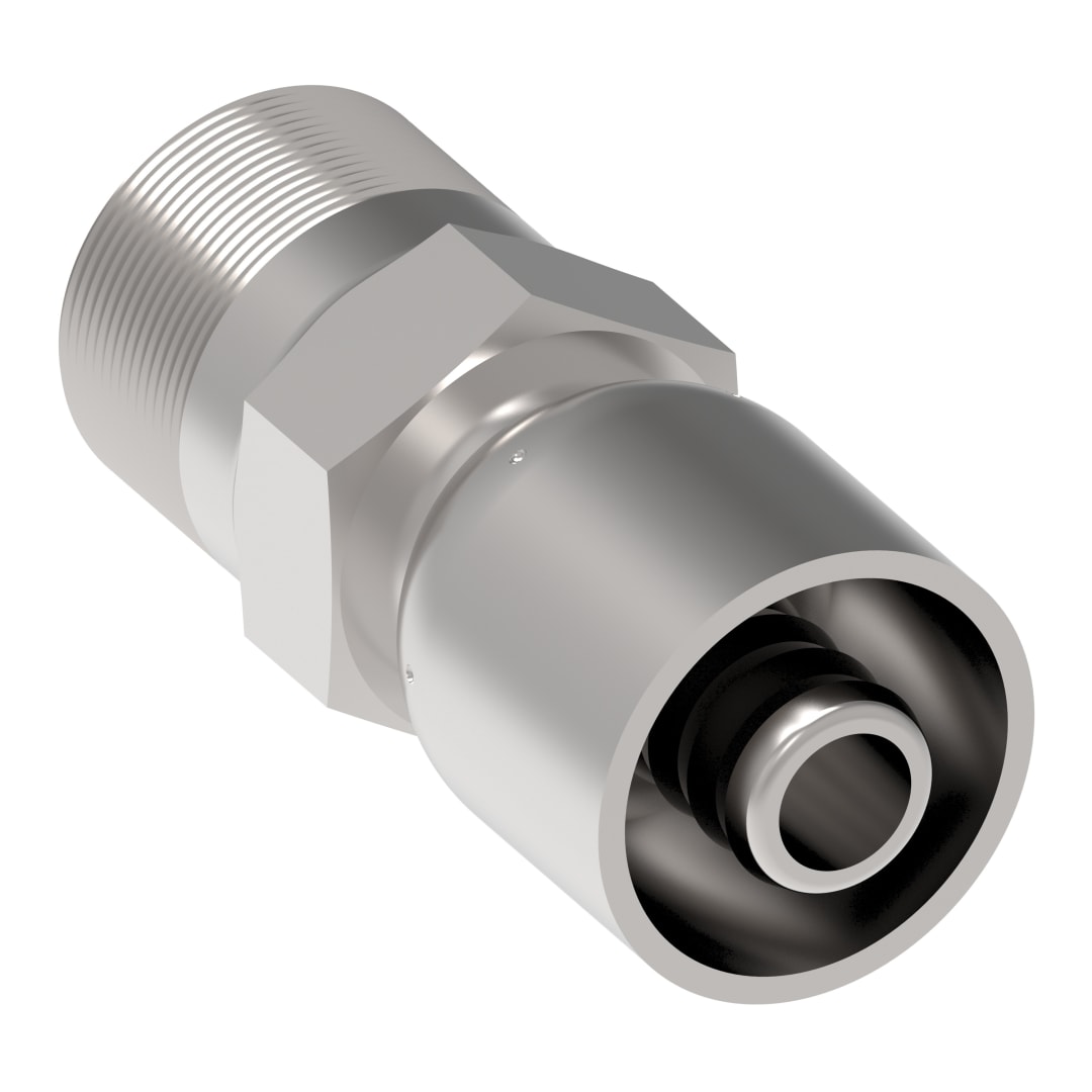 Aeroquip 2in Male NPT X 2in R5 Hose Crimp