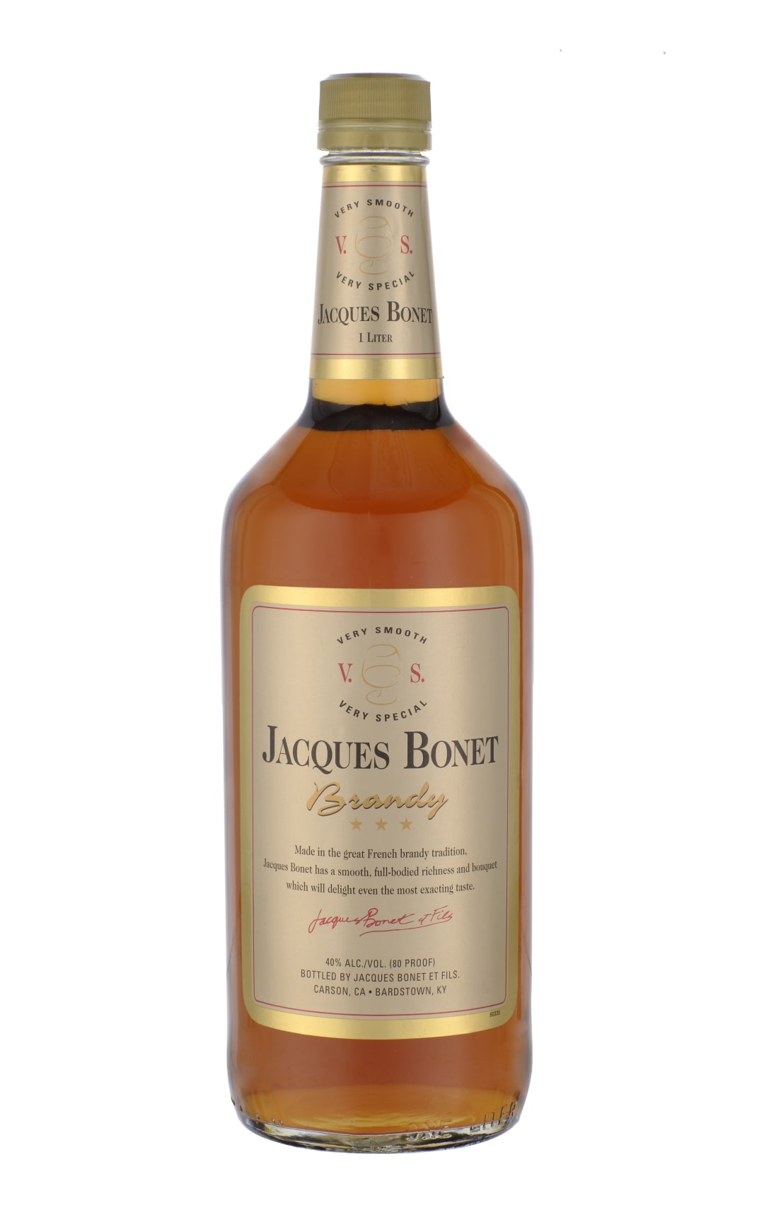 Jacques Bonet Brandy 1l 80 Proof