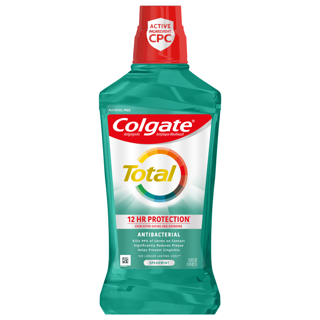 Colgate Total Pro-Shield Mouthwash, Spearmint - 1L, 33.8 fl.oz.