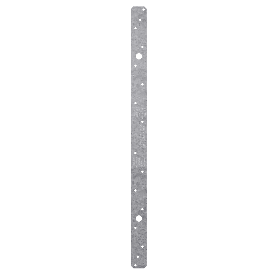 Simpson Strong-Tie MSTA21 MSTA 21-in. 18-Gauge Galvanized Medium Strap Tie (Pack of 50)