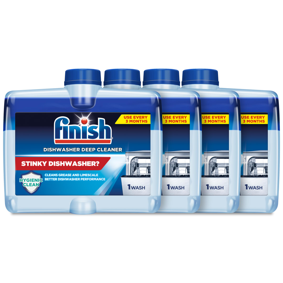 FINISH® Dishwasher Cleaner - Liquid Fresh 4/8.45 oz.