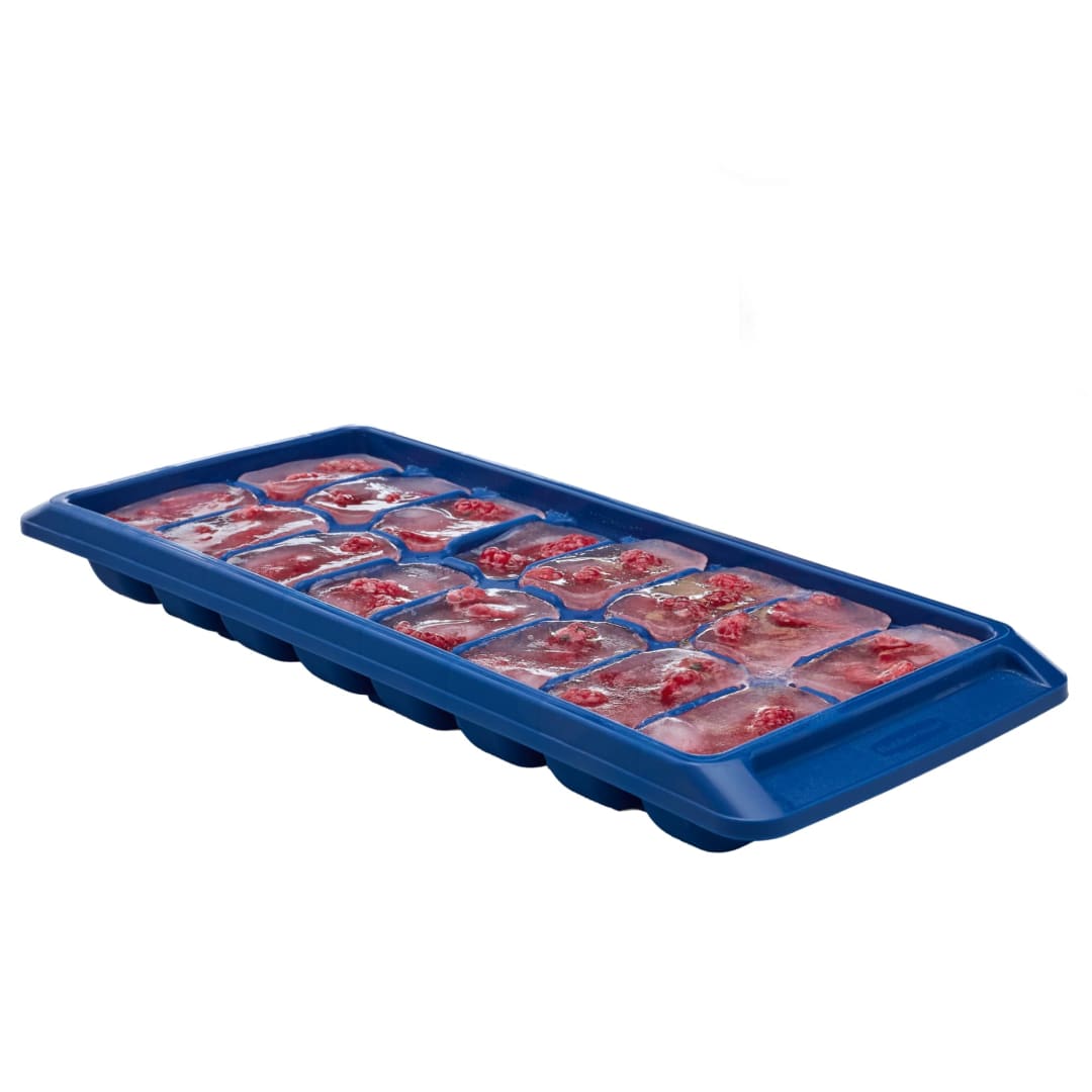 Rubbermaid Easy Release Special-Edition Americana Blue Ice Tray, Dishwasher-Safe, BPA-Free Ice Cube Tray
