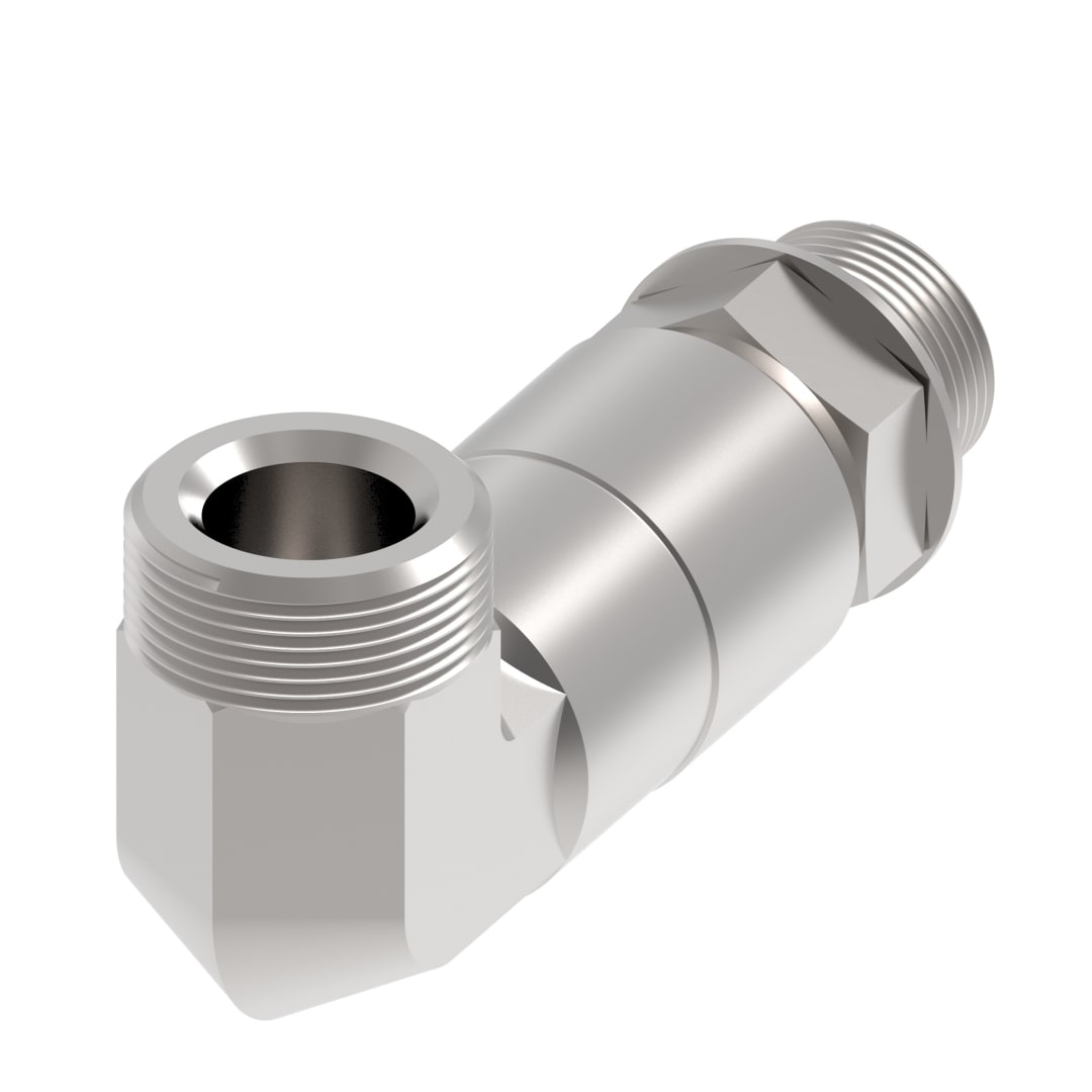 Aeroquip 3/4 Female NPT X 3/4 Morb 90deg Lng