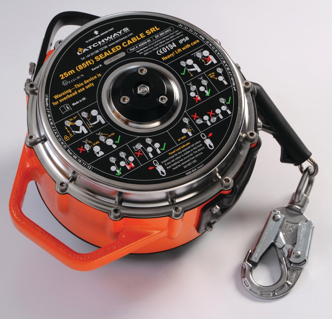 Latchways Sealed Self-Retracting Lanyards
