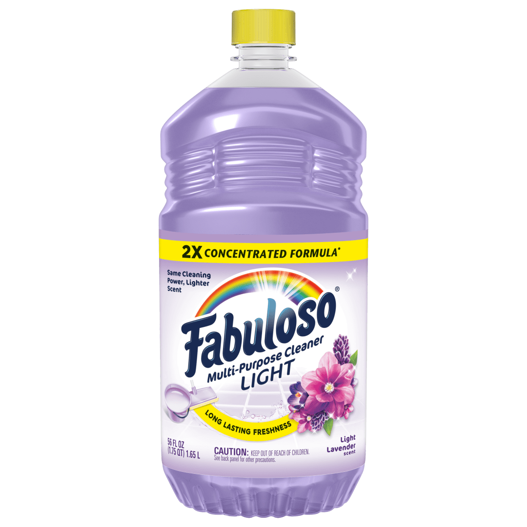 Fabuloso 2X Multi-Purpose Cleaner, No Rinse Floor Cleaner, Long-Lasting Freshness, Light Lavender Scent, 56 fl oz