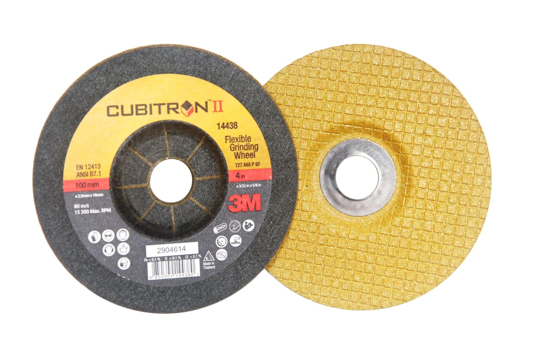 3M Cubitron II Brúsny flexi kotúč T27 125 mm x 3 mm x 22 mm, P36+