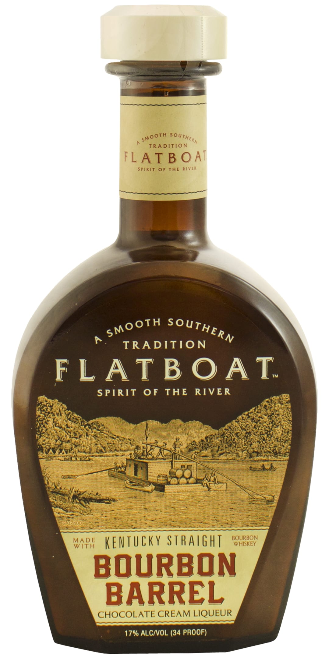 Flatboat Bourbon Cream Liqueur 750ml 34 Proof