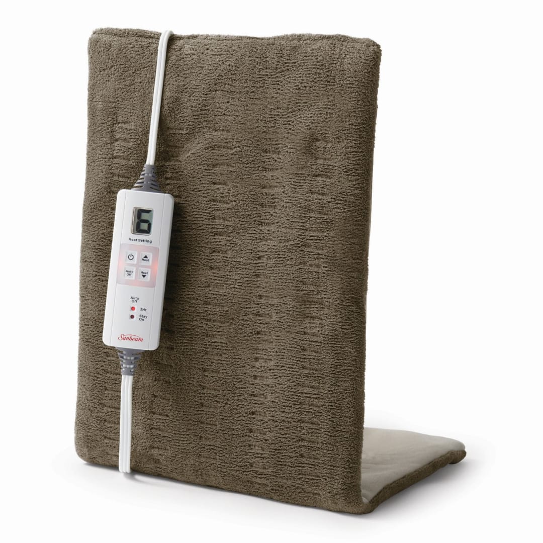 Sunbeam® Premium Heating Pad with XpressHeat Technology, King Size, Brown