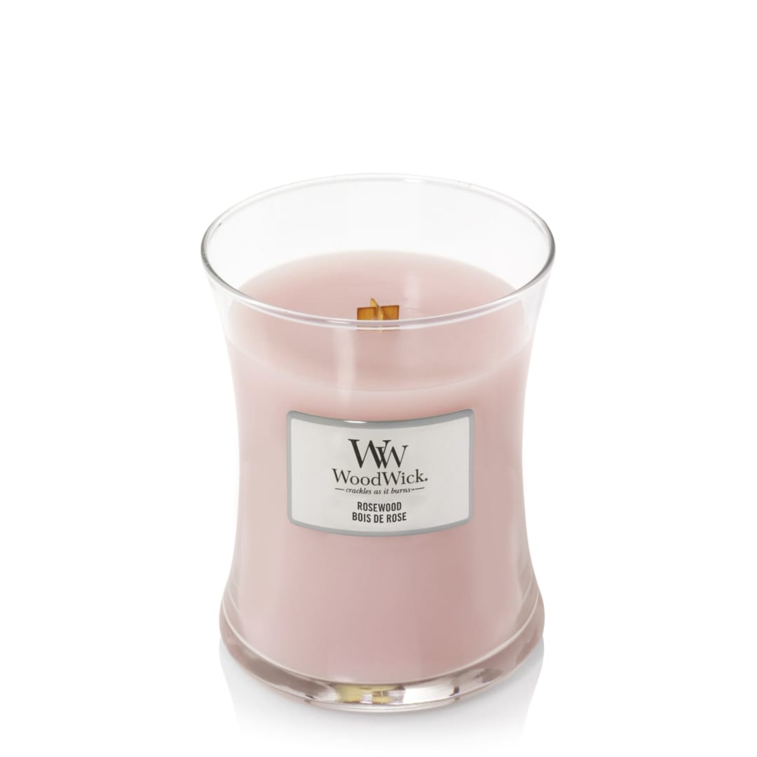 WOODWICK MEDIUM HOURGLASS ROSEWOOD