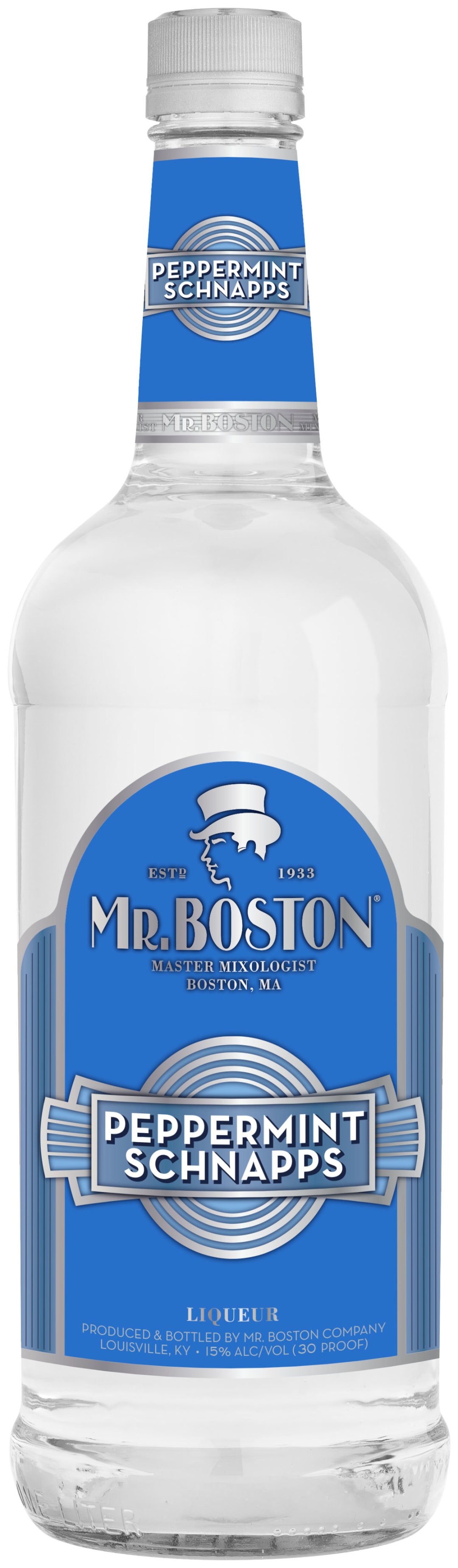 Mr. Boston Peppermint Schnapps Liqueur 1l 30 Proof