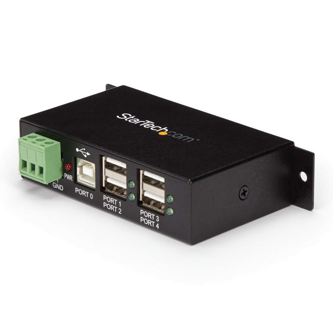Mountable 4 Port Rugged USB 2.0 Hub
