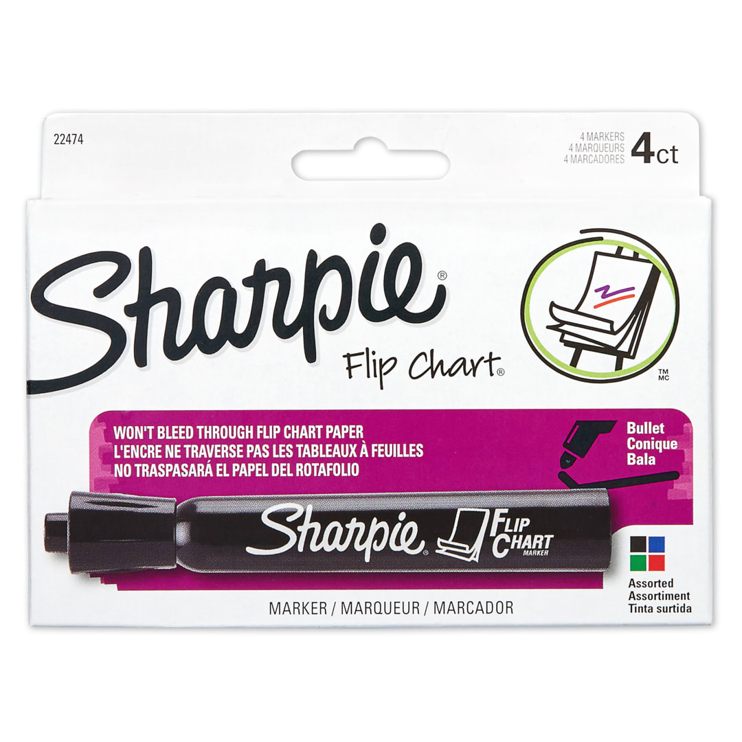 FLIP CHART 4 COLOR SET