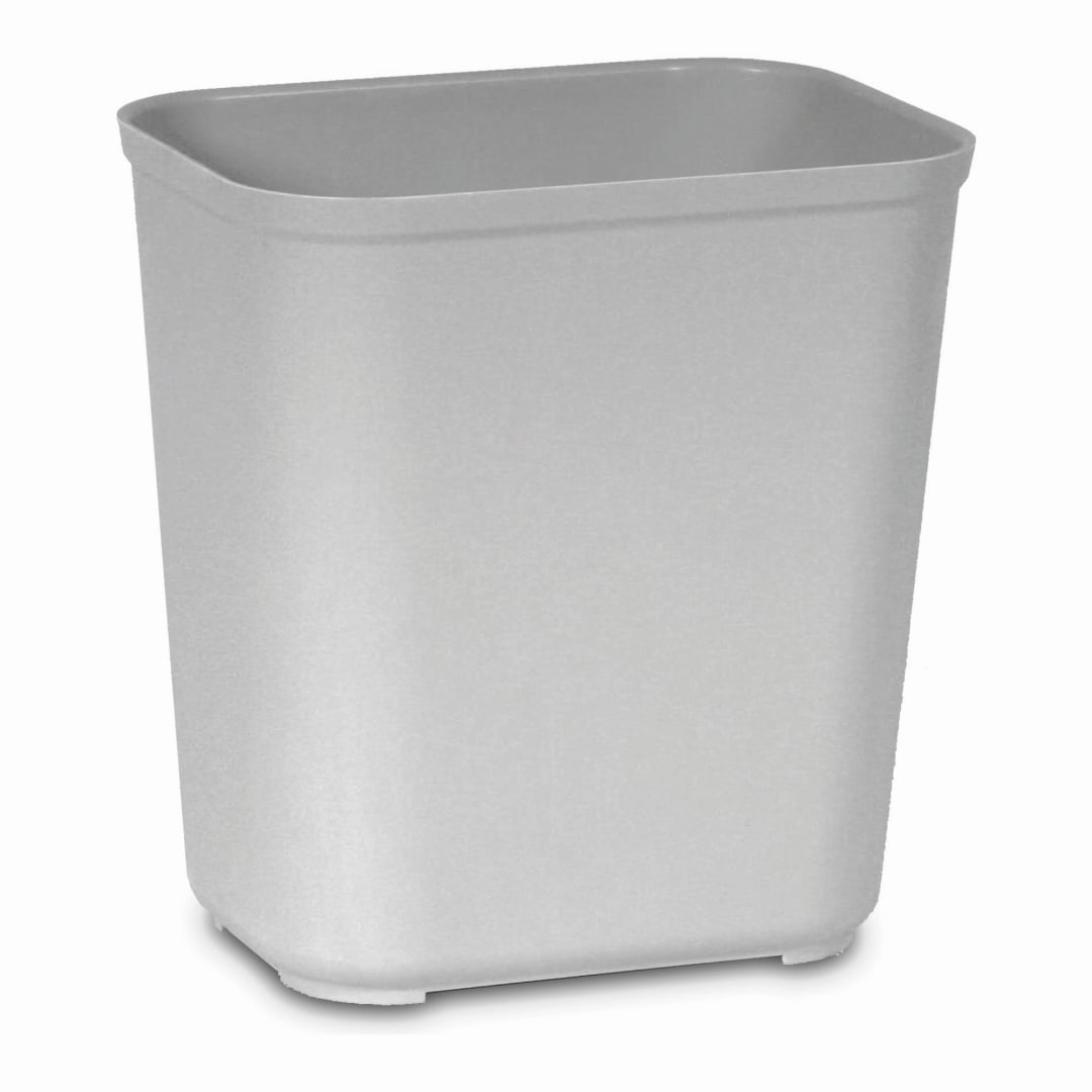 Fire Resistant Wastebasket 28 QT Black