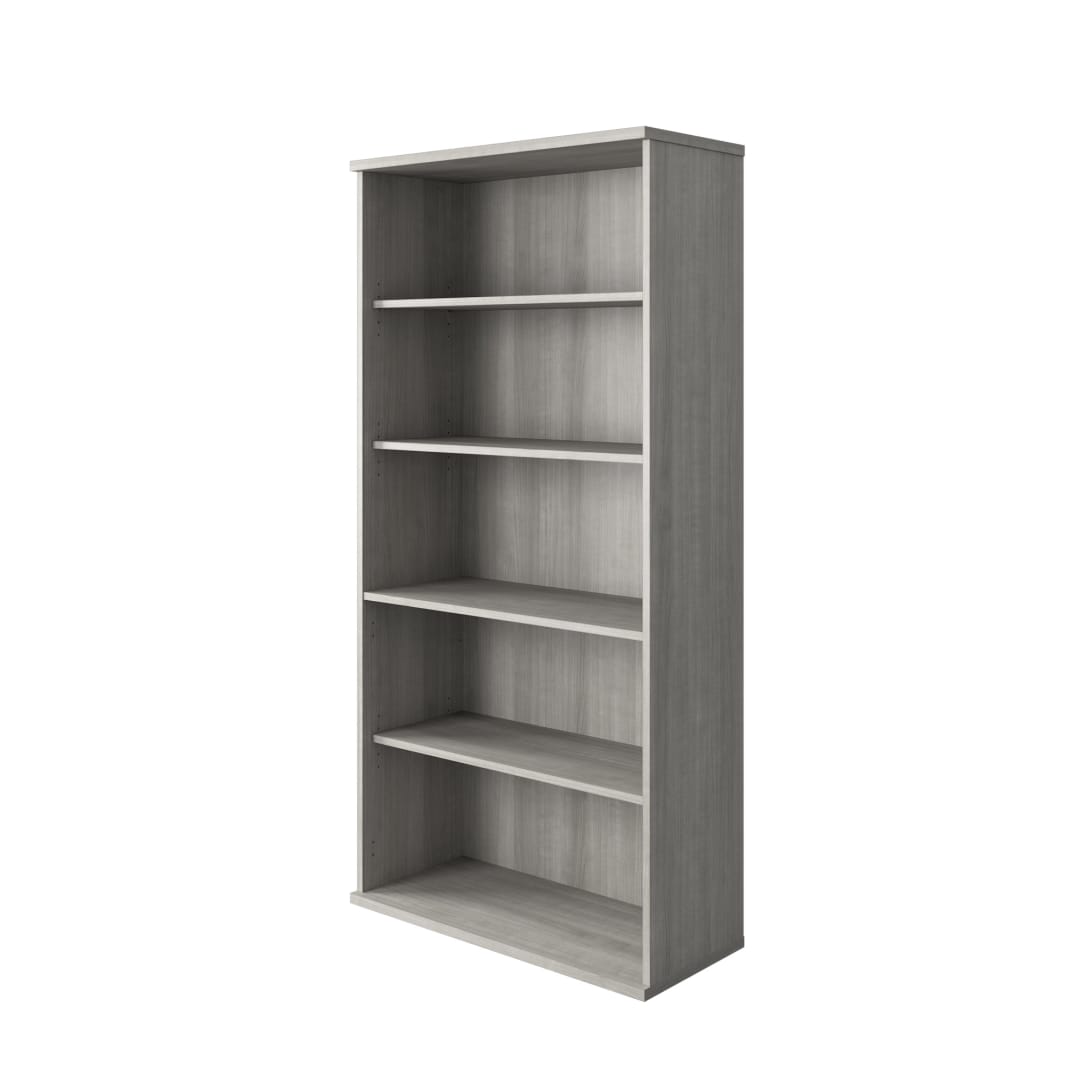 Cornerstone 5-Shelf Bookcase, Slate Gray