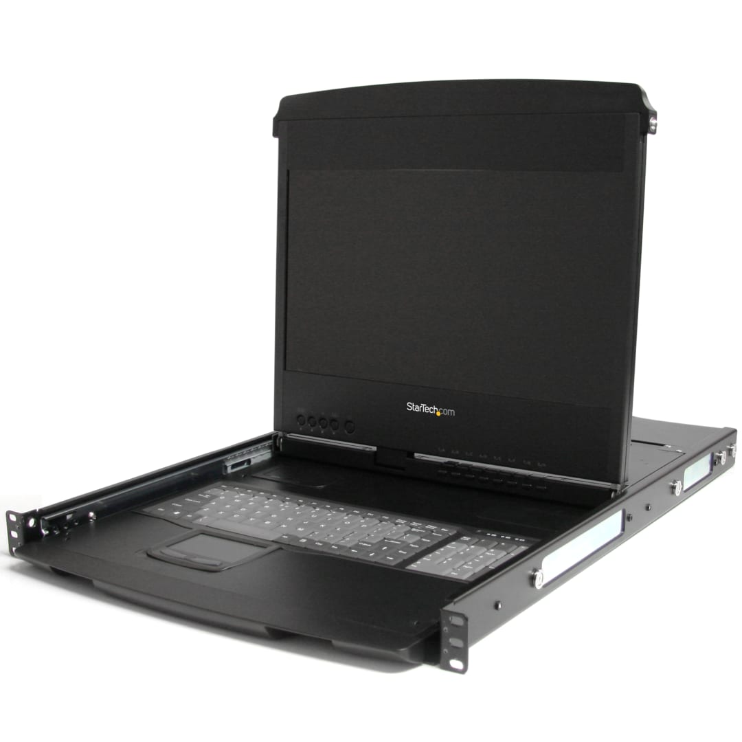 17in. Dual Slide LCD Rack Console - FR Keyboard