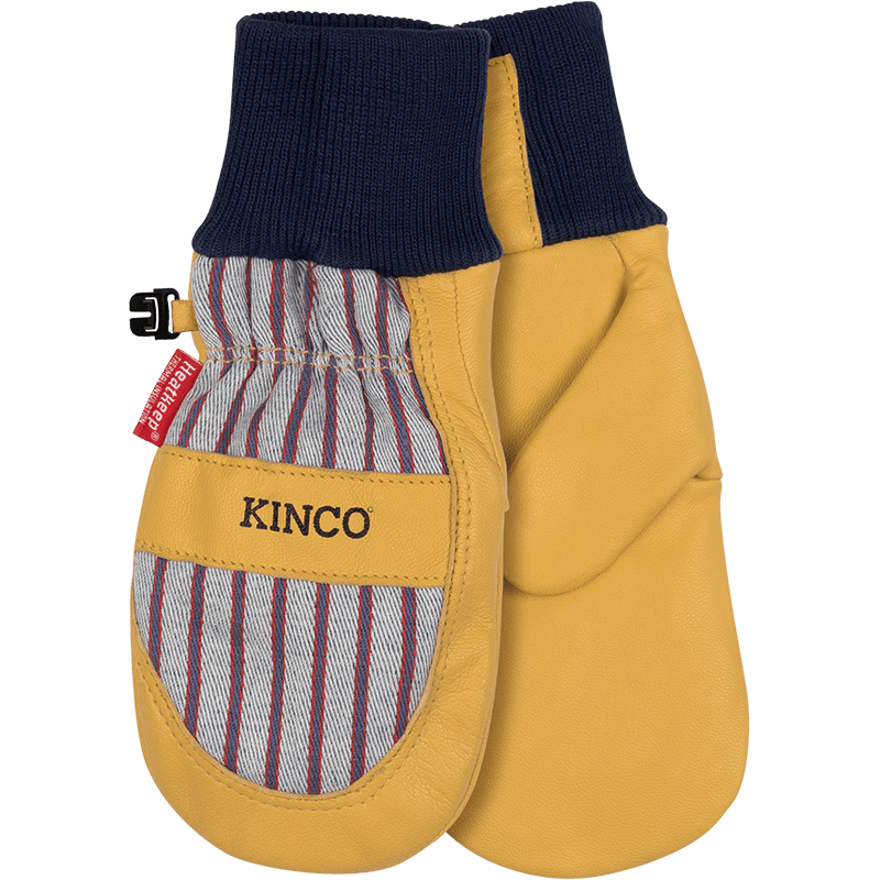 Kids' 1927KWT™ Lined Grain Leather Palm Mitt with Knit Wrist