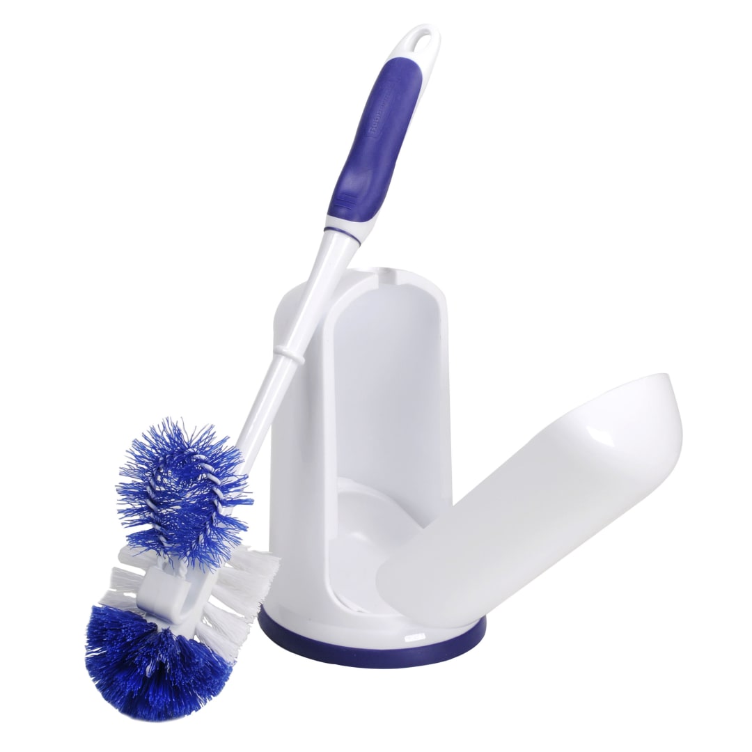 BOWL BRUSH AND CADDY BLUE CAN