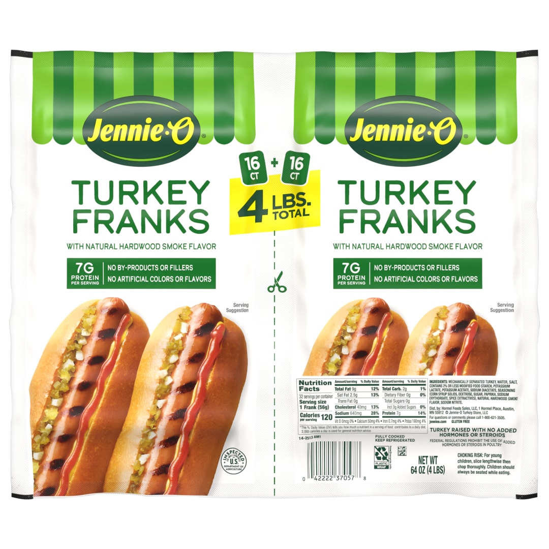 JENNIE-O Turkey Franks 5/4# PCKS