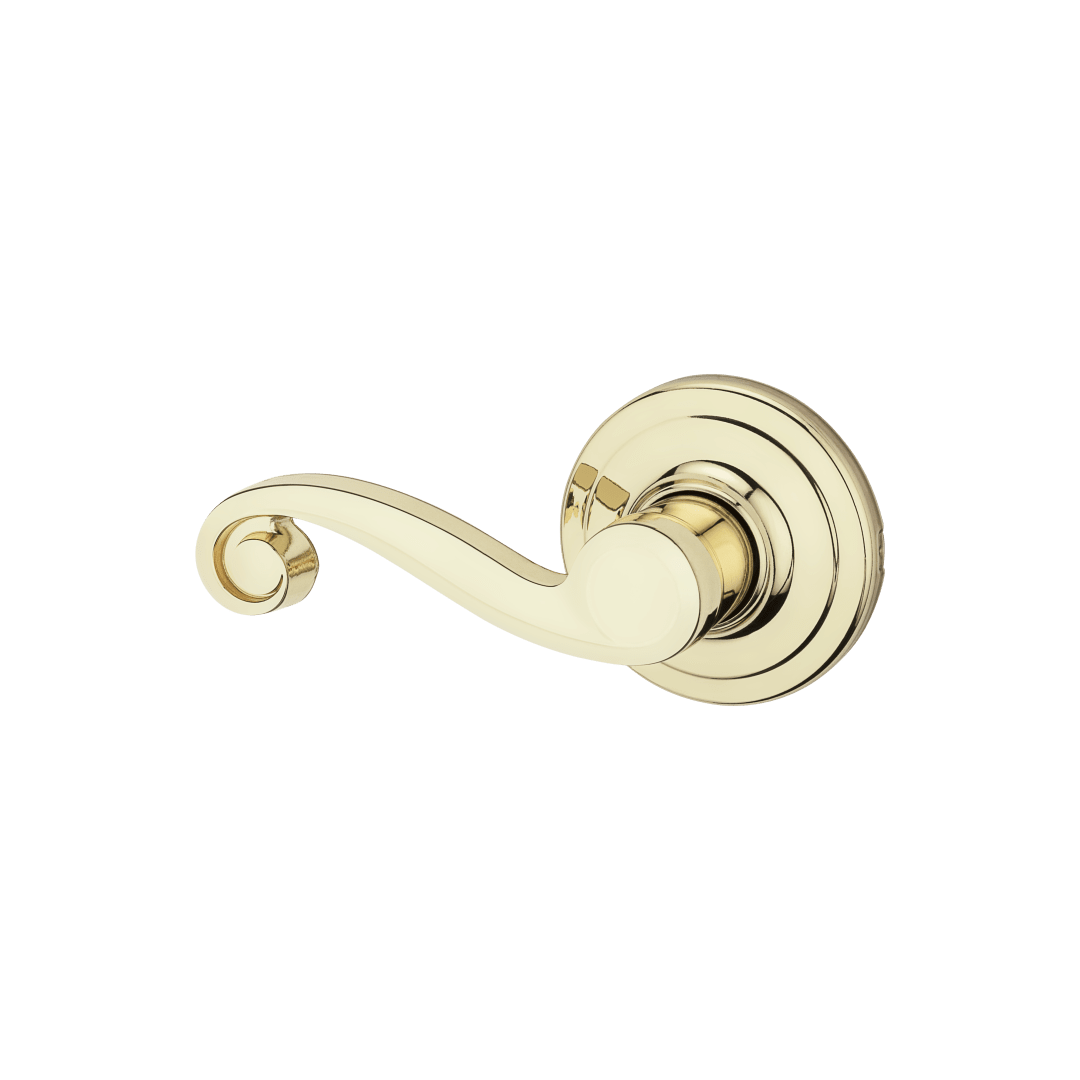 Lido Left-Handed Half-Dummy Lever in Polished Brass